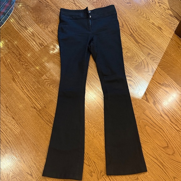 Veronica Beard Classic Black jeans high waisted with flair